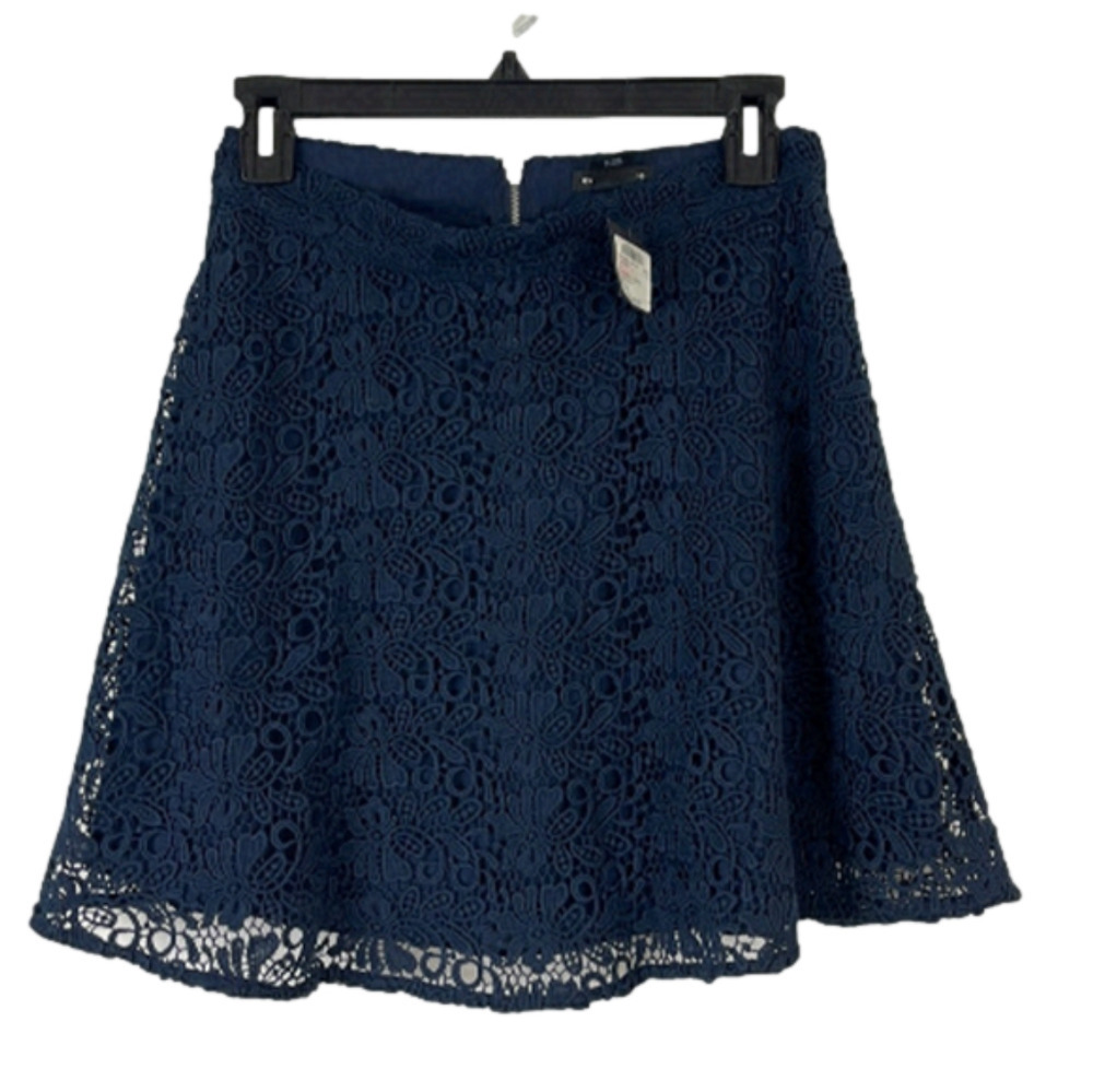 Club Monaco Talley Skirt Navy Blue Size 4 New
